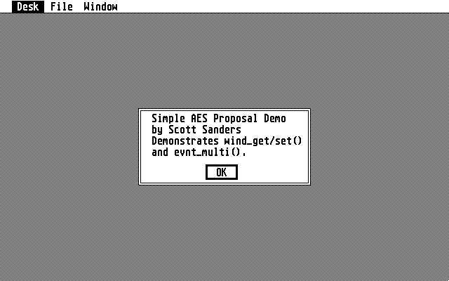 Simple AES Proposal Demo — screenshot 1